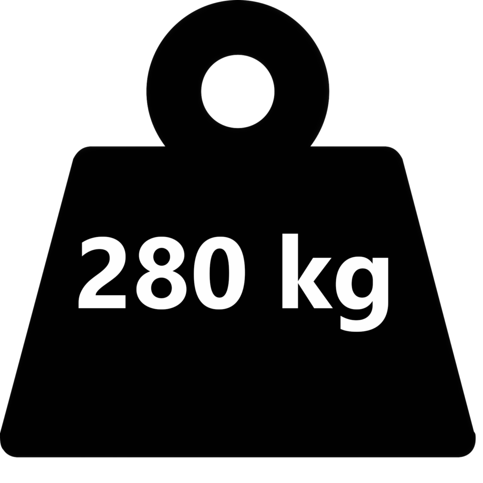 Stort pengeskab på 280 kg