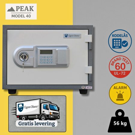 Egon Olsen pengeskab med kode