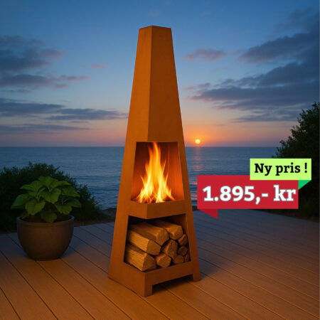 Havepejs Corten stål