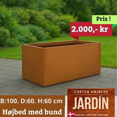 Jardin højbed i Corten stål