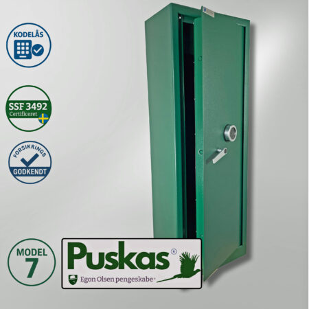 Lovligt pengeskab med kode