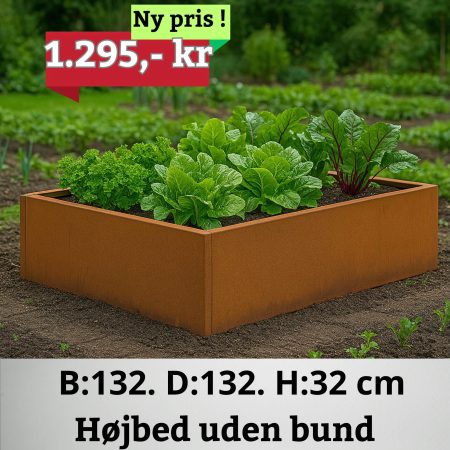 Stort conten stål bed