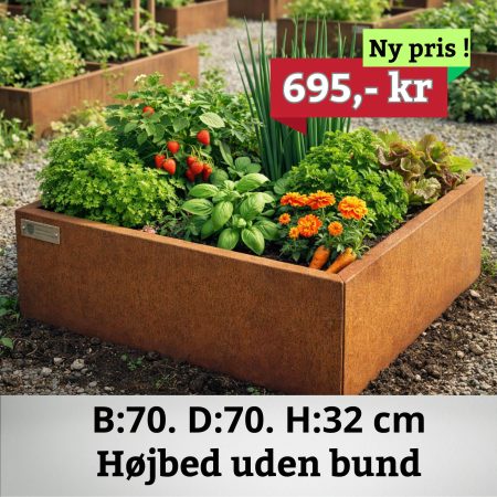 Corten stål højbed