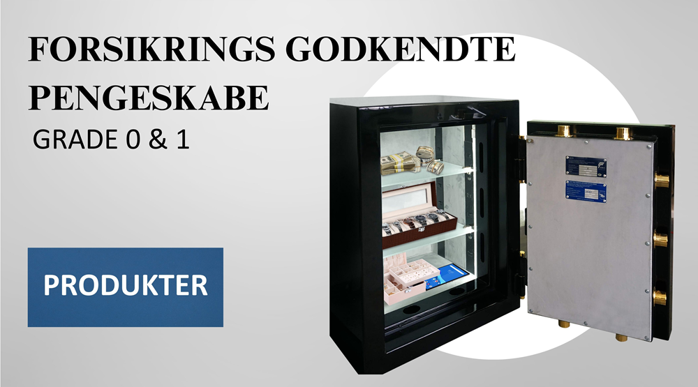 Forsikringsgodkendte pengeskabe - Grade 0-1