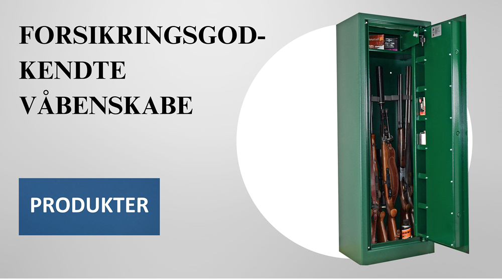 Forsikringsgodkendte våbenskabe