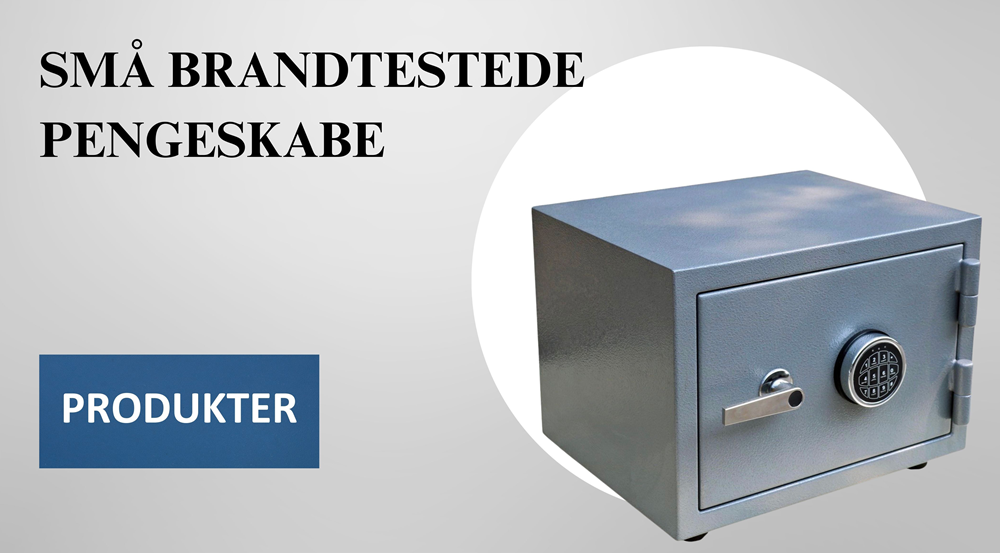 Små brandtestede pengeskabe