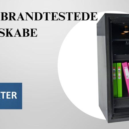 Store brandtestede pengeskabe