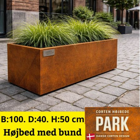 Store plantekummer i Corten