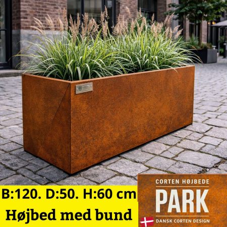 Store højbede og blomsterkummer til park og have