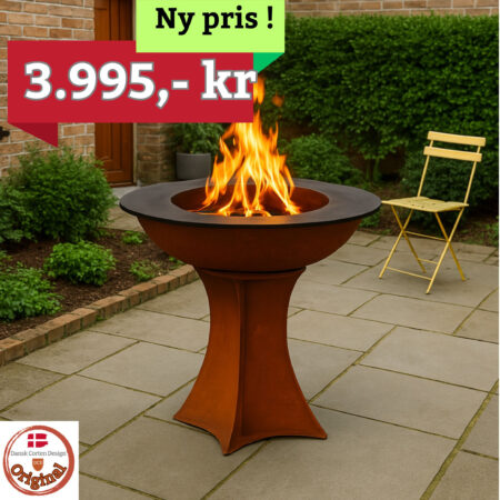 Bålgrill i Corten