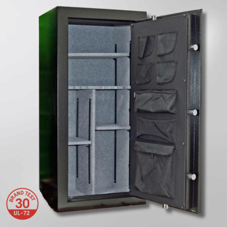 Gulvmonteret sikringsskab med elektronisk kodelås