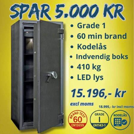 Tilbud, stort pengeskab