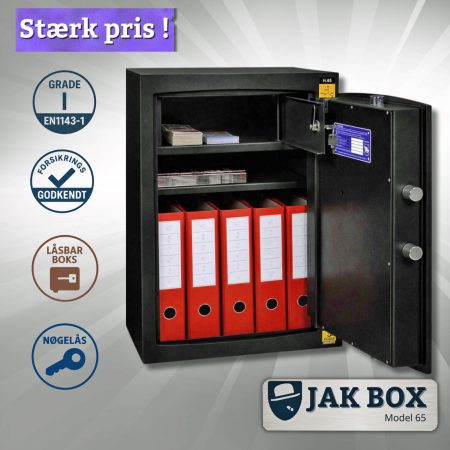 Forsikringsgodkendt pengeskab GRADE 1.