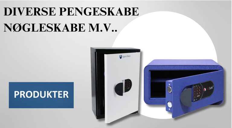 Nøgleskabe til erhverv eller private