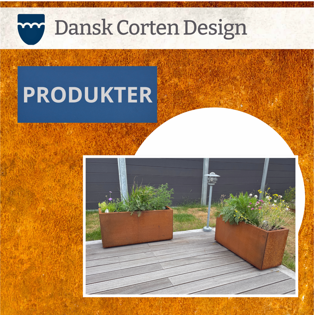 Corten højbede og kanter