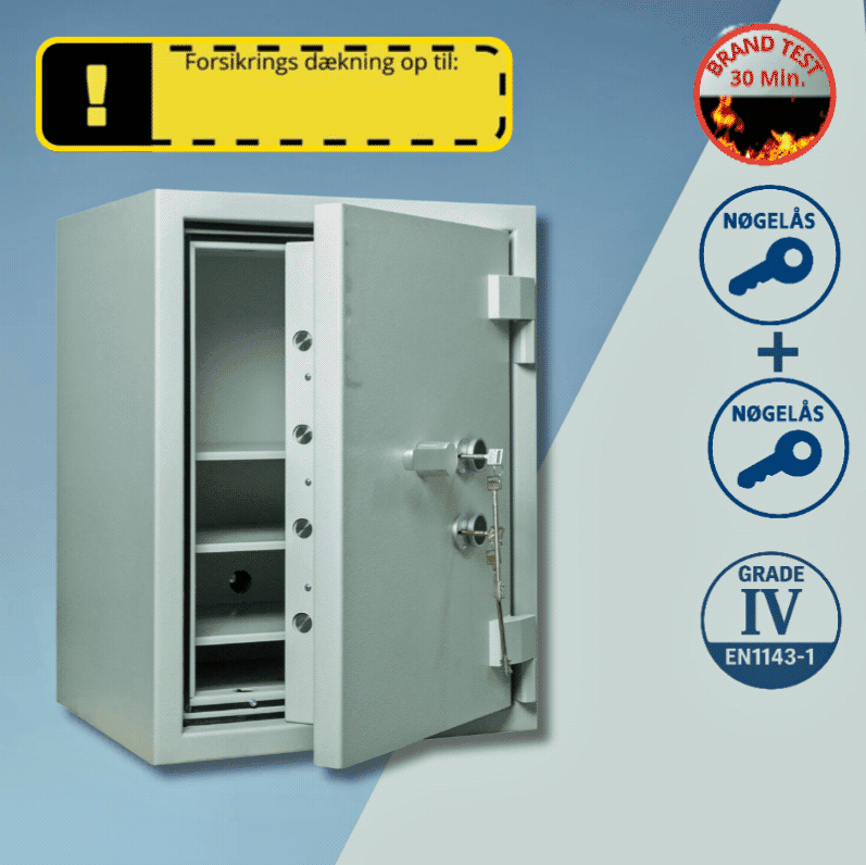 Top sikkert pengeskab GRADE IV