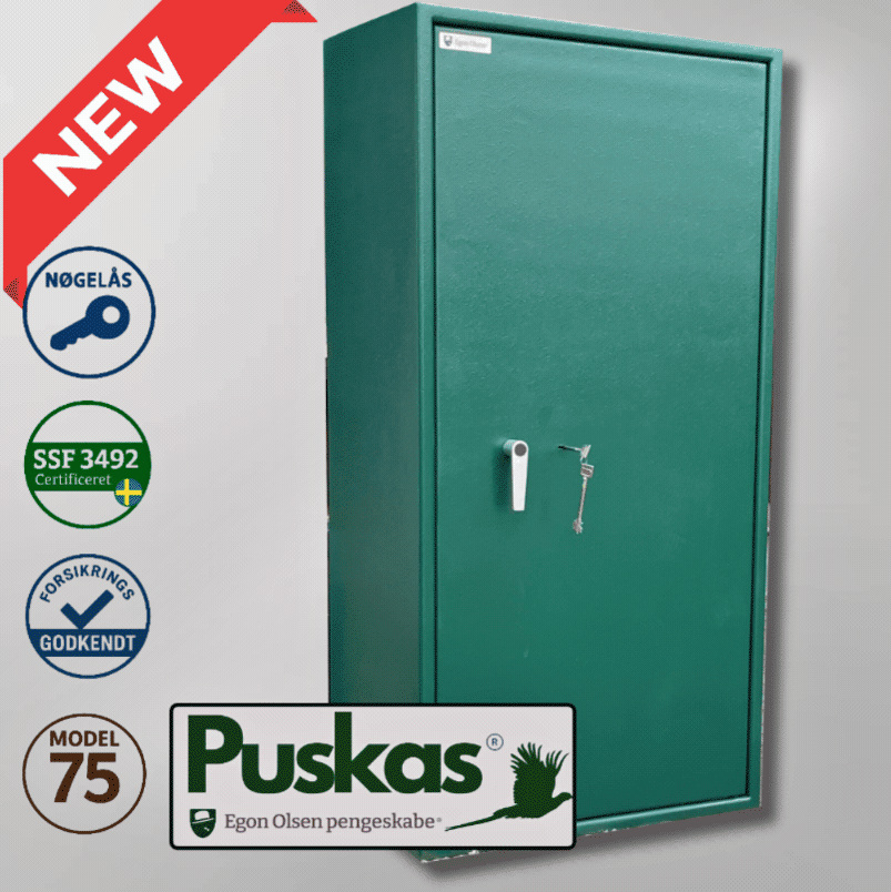 SSF3492 certificeret og lovligt våbenskab