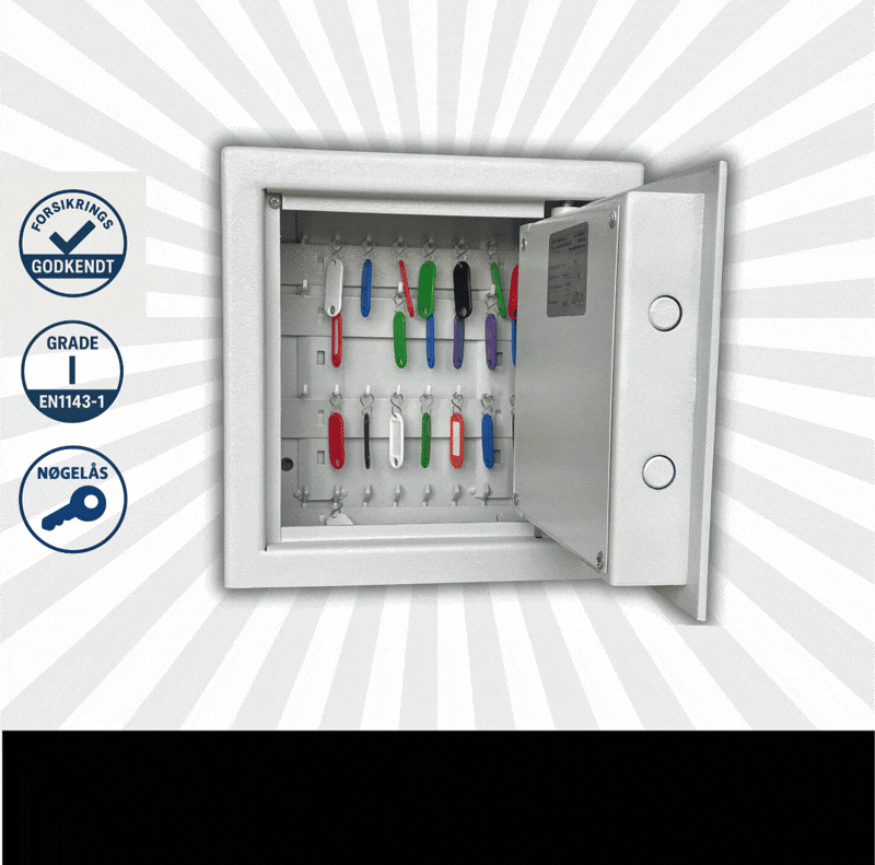 Certificeret og lovligt nøgleskab